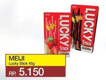 Promo Harga MEIJI Biskuit Lucky Stick 45 gr - Yogya