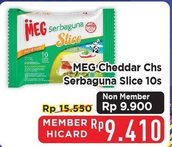 Promo Harga MEG Keju Serbaguna Slice 150 gr - Hypermart