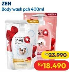 Promo Harga ZEN Anti Bacterial Body Wash 400 ml - Hypermart