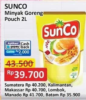 Promo Harga Sunco Minyak Goreng 2000 ml - Alfamart