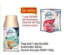 Promo Harga Glade Matic Spray Refill Ocean Escape 146 ml - Indomaret