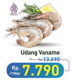 Promo Harga Udang Vanamae per 100 gr - Hypermart