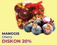 Promo Harga Manggis Cherry per 100 gr - Yogya
