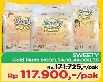 Promo Harga Sweety Gold Pants M60, L54, XL44, XXL36  - TIP TOP