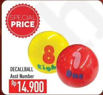 Promo Harga DECALL Ball Number Number  - Hypermart