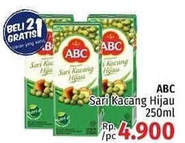 Promo Harga ABC Minuman Sari Kacang Hijau 250 ml - LotteMart