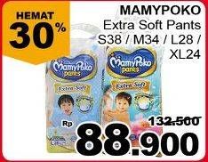 Promo Harga Mamy Poko Pants Extra Soft Boys/Girls S38, M34, L28, XL24  - Giant