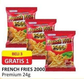 Promo Harga SIANTAR TOP FRENCH FRIES 2000 Kentang Goreng 24 gr - Alfamart