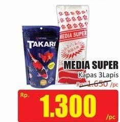 Promo Harga MEDIA SUPER Kapas 3 Lapis  - Hari Hari