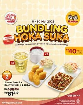 Promo Harga Bundling Hoka Suka  - HokBen