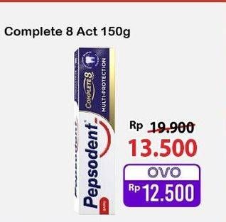 Promo Harga Pepsodent Pasta Gigi Complete 8 Actions Multi Protection 150 gr - Alfamart