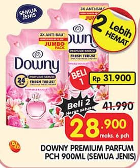Promo Harga Downy Premium Parfum All Variants 900 ml - Superindo