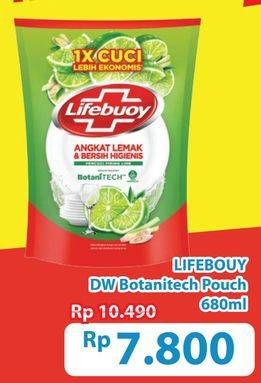 Promo Harga Lifebuoy Pencuci Piring Lime Botani 680 ml - Hypermart