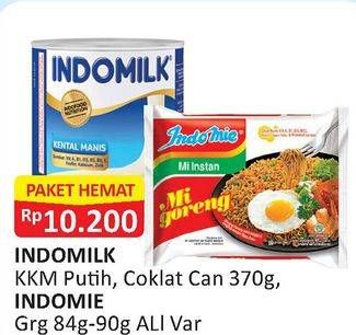 Promo Harga Indomilk Susu Kental Manis + Indomie Goreng  - Alfamart