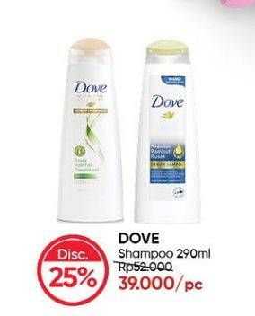 Promo Harga DOVE Shampoo All Variants 290 ml - Guardian