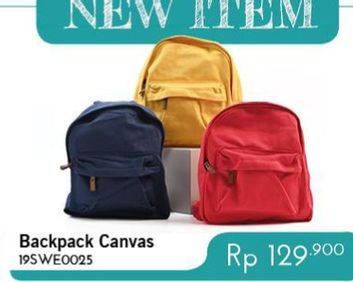 Promo Harga OKIDOKI Backpack Canvas  - Carrefour
