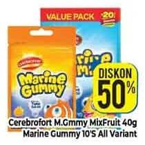 Promo Harga Cerebrofort Marine Gummy All Variants 40 gr - Hypermart