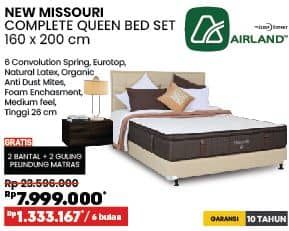 Promo Harga Airland New Missouri Queen Mattress  160 X 200 Cm  - COURTS