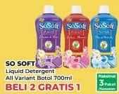 Promo Harga Sosoft Deterjen Cair All Variants 700 ml - Yogya