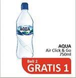 Promo Harga AQUA Air Mineral 750 ml - Alfamidi