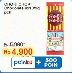 Promo Harga Choki-choki Coklat Chococashew per 4 pcs 10 gr - Indomaret