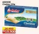 Promo Harga Anchor Cheddar Cheese 150 gr - Alfamart