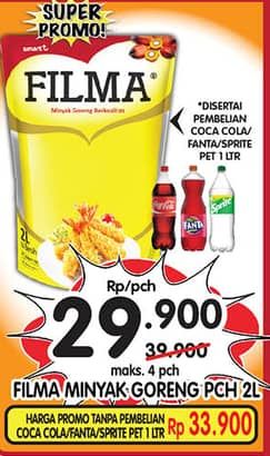 Promo Harga Filma Minyak Goreng 2000 ml - Superindo