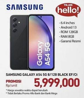 Promo Harga Samsung  Galaxy A54 8 GB + 128 GB 1 pcs - Carrefour