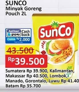 Promo Harga Sunco Minyak Goreng 2000 ml - Alfamart