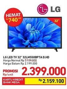 Promo Harga LG 32LM550B LED TV BPTA D.HD  - Carrefour