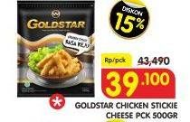 Promo Harga GOLDSTAR Nugget Stickie Cheese 500 gr - Superindo