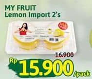 My Fruit Lemon Import 2 pcs Diskon 5%, Harga Promo Rp15.900, Harga Normal Rp16.900