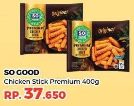 Promo Harga So Good Chicken Stick Premium 400 gr - Yogya