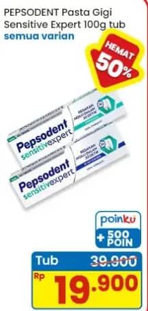 Promo Harga Pepsodent Pasta Gigi Sensitive Expert All Variants 100 gr - Indomaret