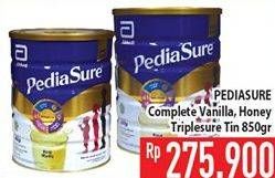 Promo Harga PEDIASURE Complete Triplesure Vanilla, Madu 850 gr - Hypermart