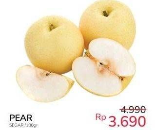 Promo Harga Pear per 100 gr - Indomaret