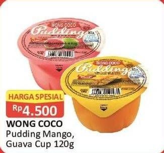 Promo Harga Wong Coco Pudding Mango Puree, Guava Puree 120 gr - Alfamart