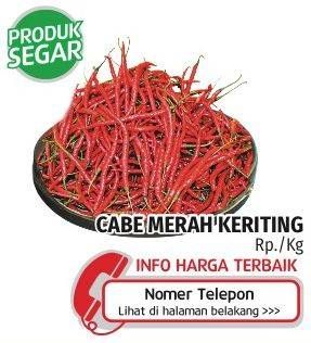 Promo Harga Cabe Merah Keriting  - Lotte Grosir