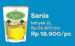 Promo Harga SANIA Minyak Goreng 2 ltr - Alfamidi