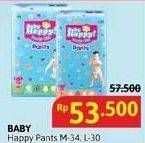 Promo Harga Baby Happy Body Fit Pants M34, L30 30 pcs - Alfamidi