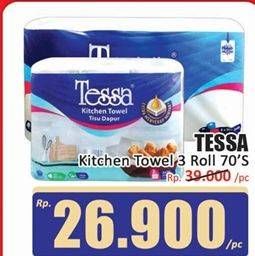 Promo Harga Tessa Kitchen Towel per 3 pcs 70 sheet - Hari Hari