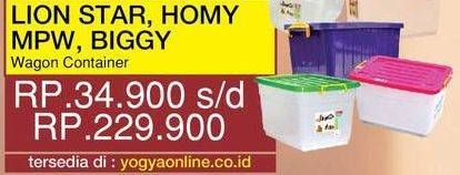 Promo Harga LION STAR/HOMY/BIGGY Container Box  - Yogya