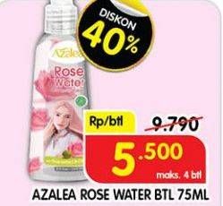 Promo Harga AZALEA Deep Hydration Rose Water 75 ml - Superindo