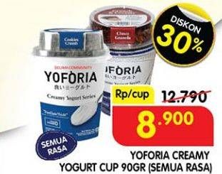 Promo Harga YOFORIA Creamy Yogurt All Variants 90 gr - Superindo