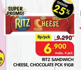 Promo Harga Ritz Sandwich  - Superindo