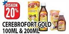 Promo Harga CEREBROFORT Gold Suplemen Makanan  - Hypermart