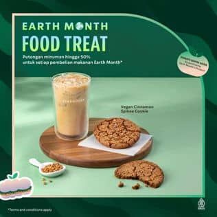 Promo Harga Earth Month Food Treat  - Starbucks