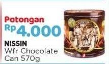 Promo Harga NISSIN Wafers Chocolate 570 gr - Alfamart