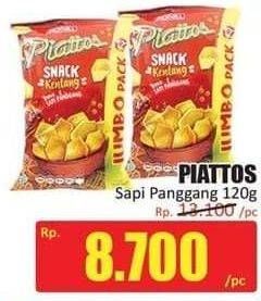 Promo Harga PIATTOS Snack Kentang Sapi Panggang 120 gr - Hari Hari