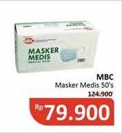 Promo Harga MBC Masker Medis 50 pcs - Alfamidi
